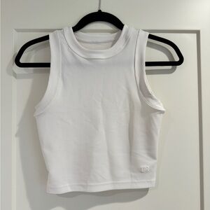Women’s Albion White Ribbed Tank Top